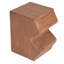 Table d'appoint MGO, ensemble de 2 tables d'appoint rectangulaires d'extérieur, tabourets de jardin décoratifs pour l'intérieur et l'extérieur, table d'appoint, table d'appoint de patio, table de bout emboîtable, imitation bois naturel-1428201727