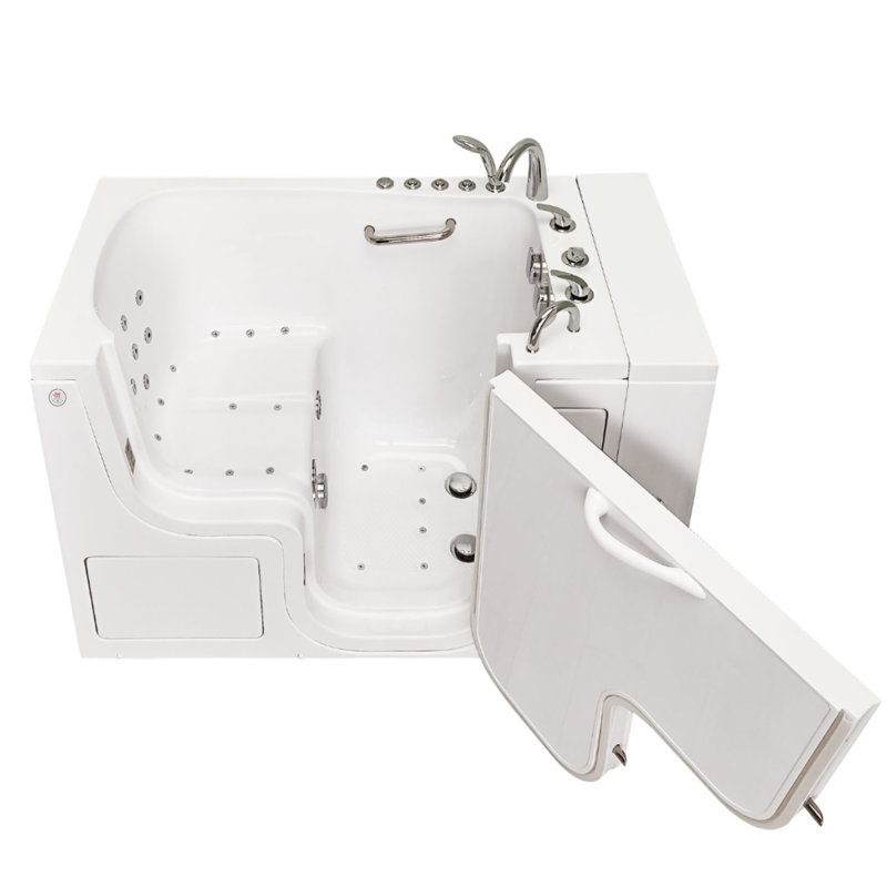 Transfer Acrylic 52" x 32" Walk-In Air Bathtub, Right