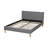 Ciena Upholstered, King Unfinished Platform Bed, Gray 38.65'' H X 78.50'' W X 86.41'' L-1926201937