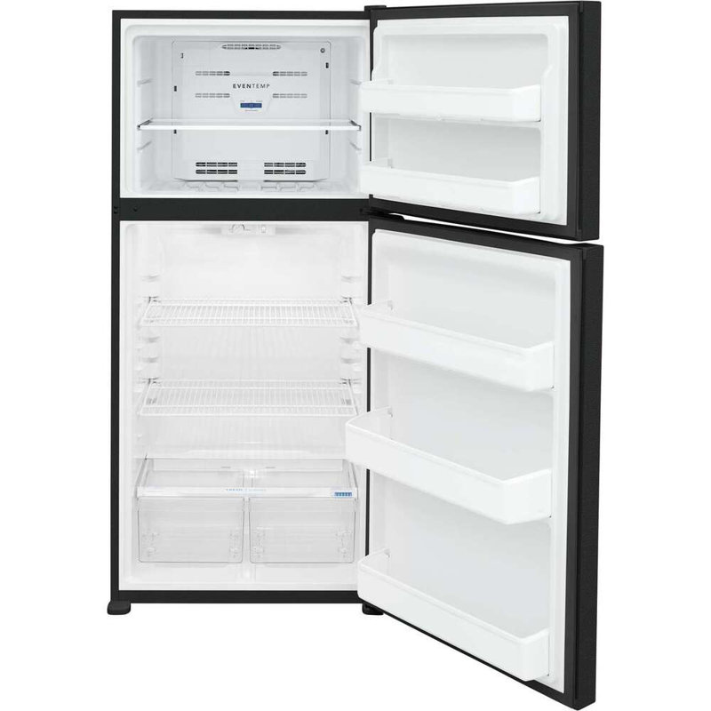 Frigidaire 18.3 Cu. Ft. Garage Ready Top Freezer Refrigerator, Black