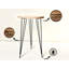 Ensemble de tables de bout à 3 pieds-1091356267