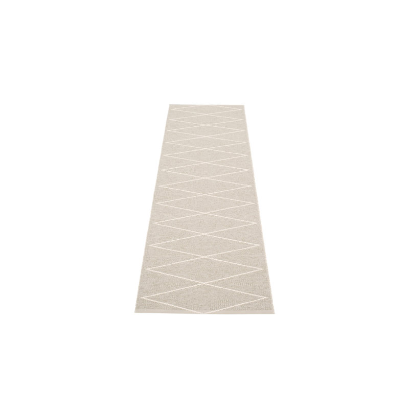 Tapis d'intérieur / extérieur à tissage plat, Tapis de couloir 2 pi 3 po x 8 pi, Beige