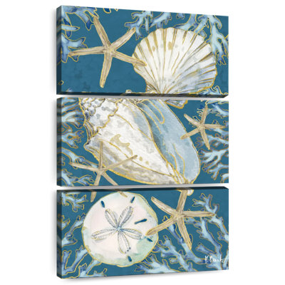 Aletra Playa Shells Indigo V