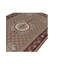 Aubusson Wool Oriental Area Rug in Rose/Wine