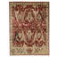 Hand Knotted Wool Oriental Area Rug in Red And Cream