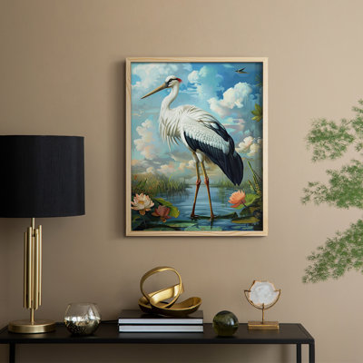 ANIMALS Series CI, reproduction encadrée - bois massif