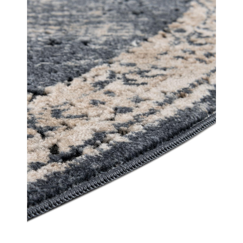Arloa Oriental Indoor Rug, Round 6'1"