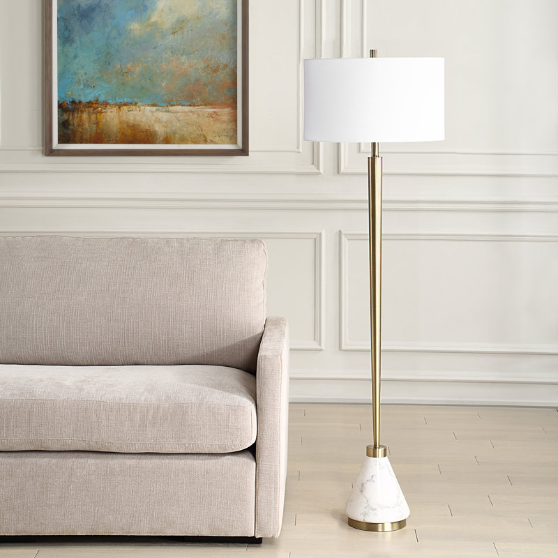 Lampe sur pied fuselée Everly Quinn Higbee