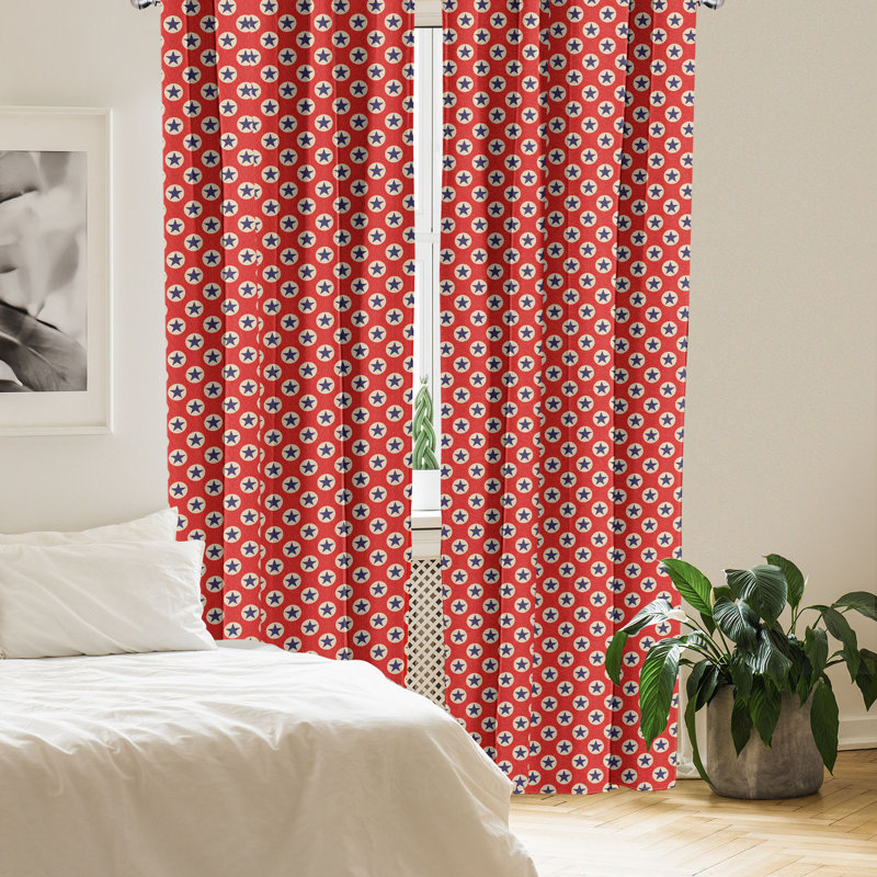 Rideaux 4 panneaux Bungalow Rose, L 56 po x L 63 po