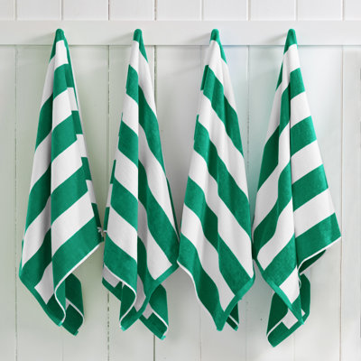 100% Cotton Absorbent & Quick-Dry Cabana Beach Towels