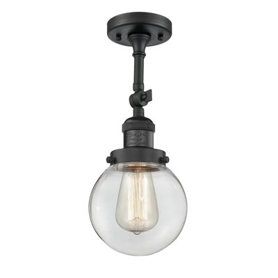 Plafonnier semi-encastré à 1 lumière Zarmayr