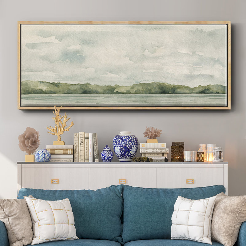Riverside Views II, Naturel, H 20 po x l 50 po x P 1,5 po