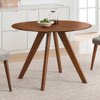 Kaysee 44" Solid Wood 4 Seater Round Dining Table