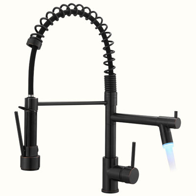 Single Handle Pull-Down Sprayer Kitchen Faucet