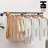 60 Inch Industrial Pipe Wall Mounted Garment Rack