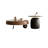 Creative Wooden Round Coffee Table Set