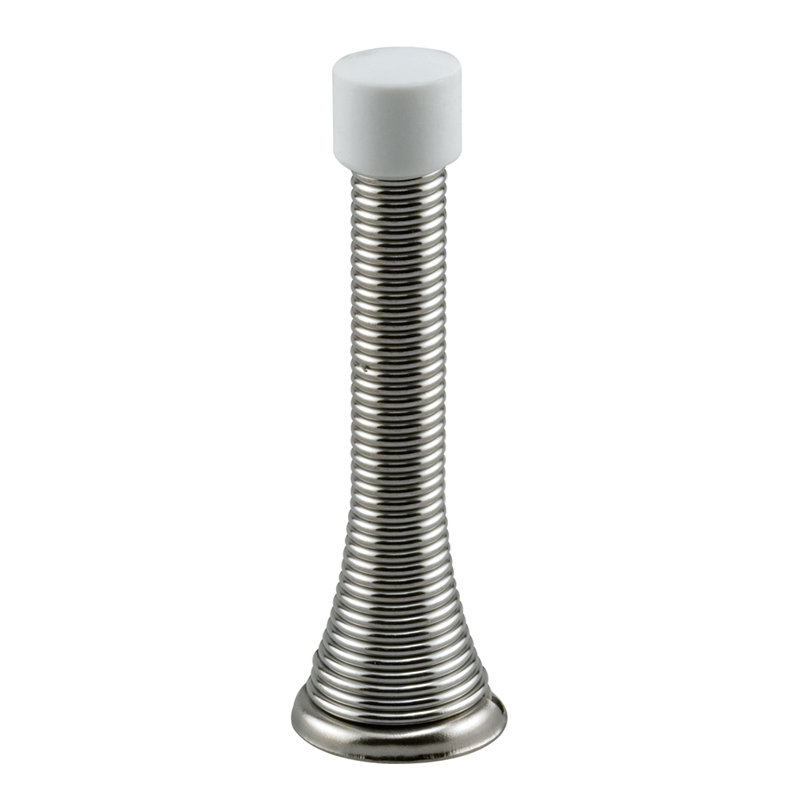 Butoir de porte Prime-Line, portée de 3 po, acier à ressort, robuste, Chrome