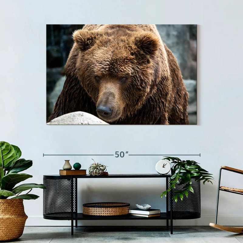 Brampt Kamchatka Brown Bear, 32" H x 48" W