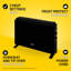 Zanussi Electric Compact Space Heater with Adjustable Thermostat-90572274