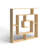 Abston Geometric Bookcase-1482065715