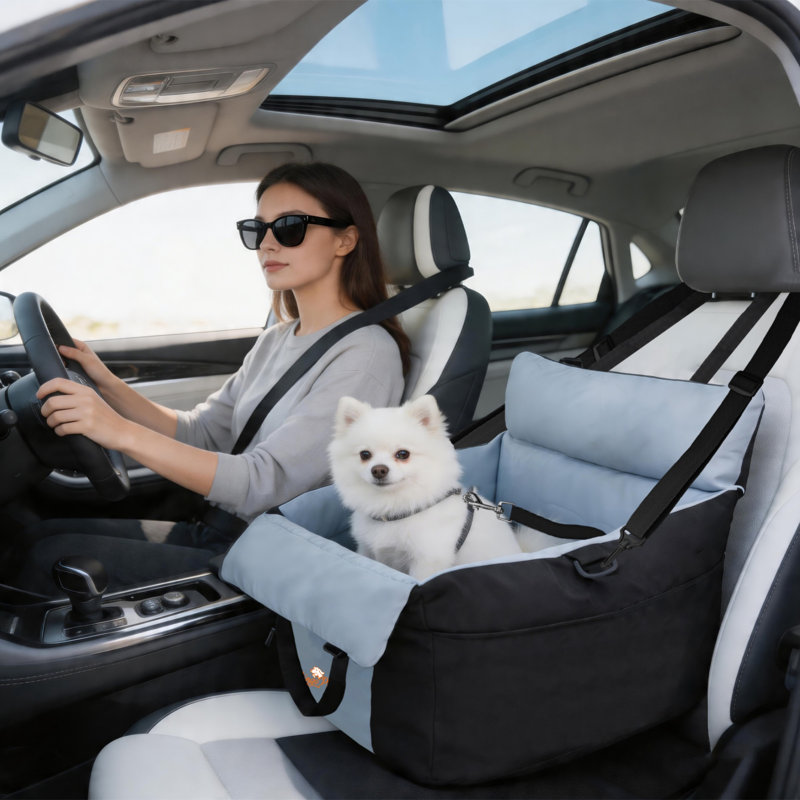 Pet Car Seat Bed, Black