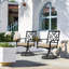 Ensemble de 2 fauteuils de patio pivotants avec coussins Jayc (ensemble de 2)