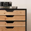 Solid Wood 1 - Door Rectangle Accent Cabinet