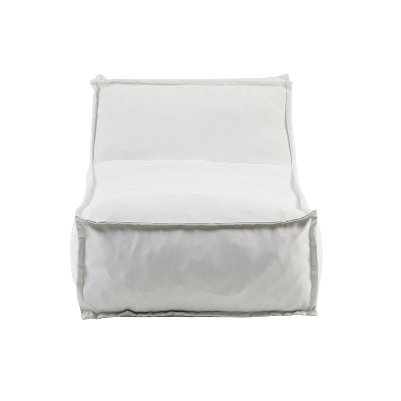 Fauteuil à billes d'extérieur, gris clair