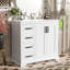 Meuble-lavabo sur pied 36 po avec lavabo en céramique