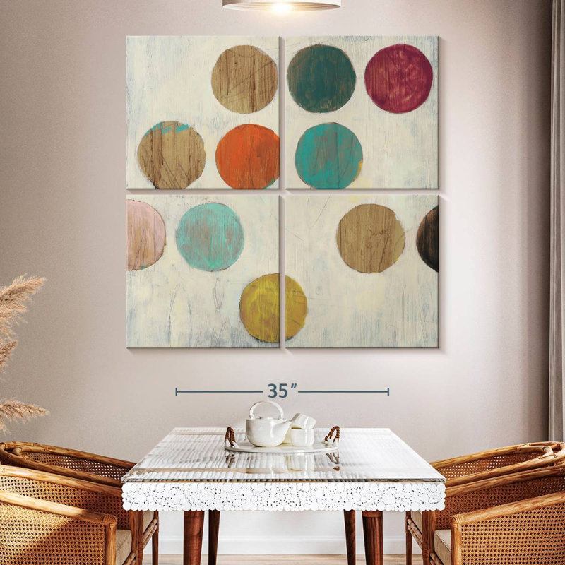 Dot Matrix I, 50" H x 50" W
