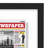 Olley Floating Frame for Newspaper - Composite Wood & Plexiglass - 15x26 - Black