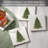 O Christmas Tree 4-Pack Tumbled Tile Coasters