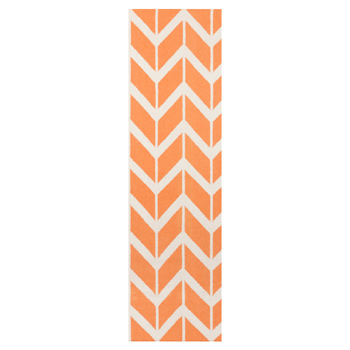 Larksville Wool Chevron Indoor Rug