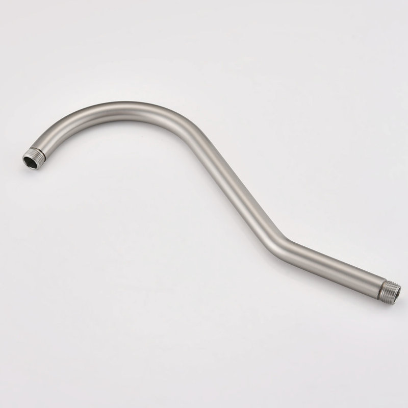 Brushed Nickel Bathroom Shower Faucet With Powerful Spray Patterns And Included Body Jets Fixture Construction, Jet Arm