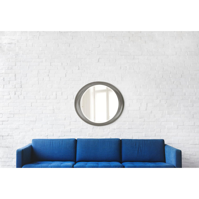 Miroir mural Contemporary, Nickel
