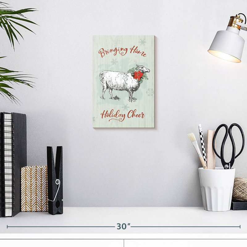 Lelend Farmhouse Christmas II, H 12 po x l 8 po