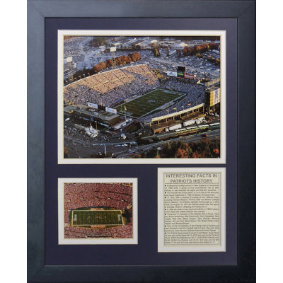 Memorabili encadrée new england patriots foxboro stadium