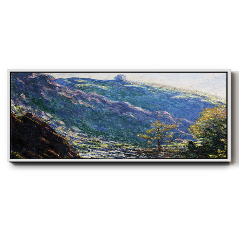 «The Old Tree, Sunlight on the Petit Cruese», 1889 - Toile encadrée_252MONETWC, Blanc, H 24 po x l 60 po x P 1,5 po
