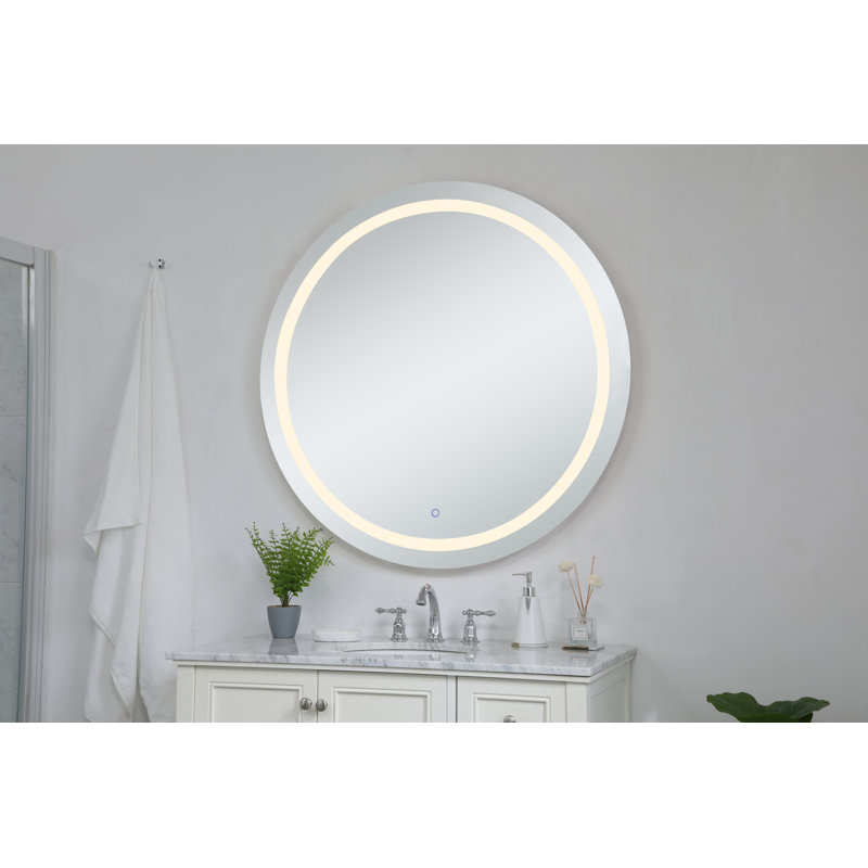 Miroir de salle de bain Sturdivant, H 42 po x l 42 po