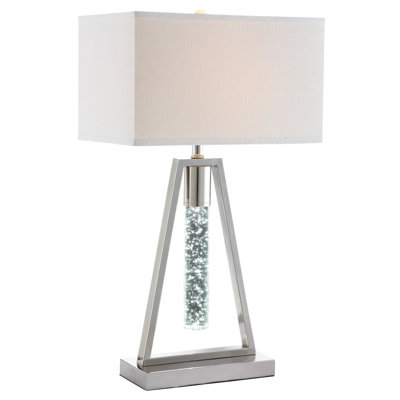 Lampe de table H 27 po avec veilleuse glaçon
