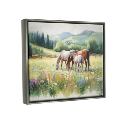 «Horses in Spring Meadow» par Ramona Murdock
