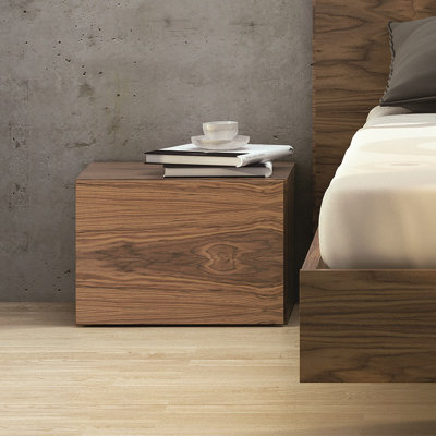 Gavan 114.3cm W Manufactured Wood Bedside Table
