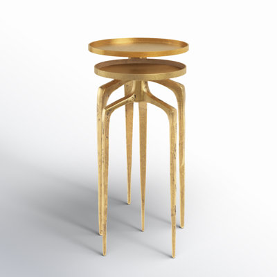 Hickory Tray Top Nesting Tables