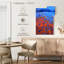 Coquelicots orange et bleus Avery-108243815