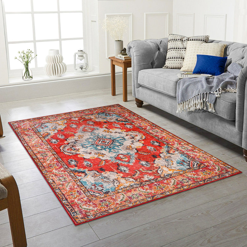 Chardip Floral Area Rug, Rectangle 160 x 230cm