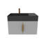 Ensemble de meuble-lavabo mural simple 30 po avec surface solide Amazon-92645203-92645206-94673673