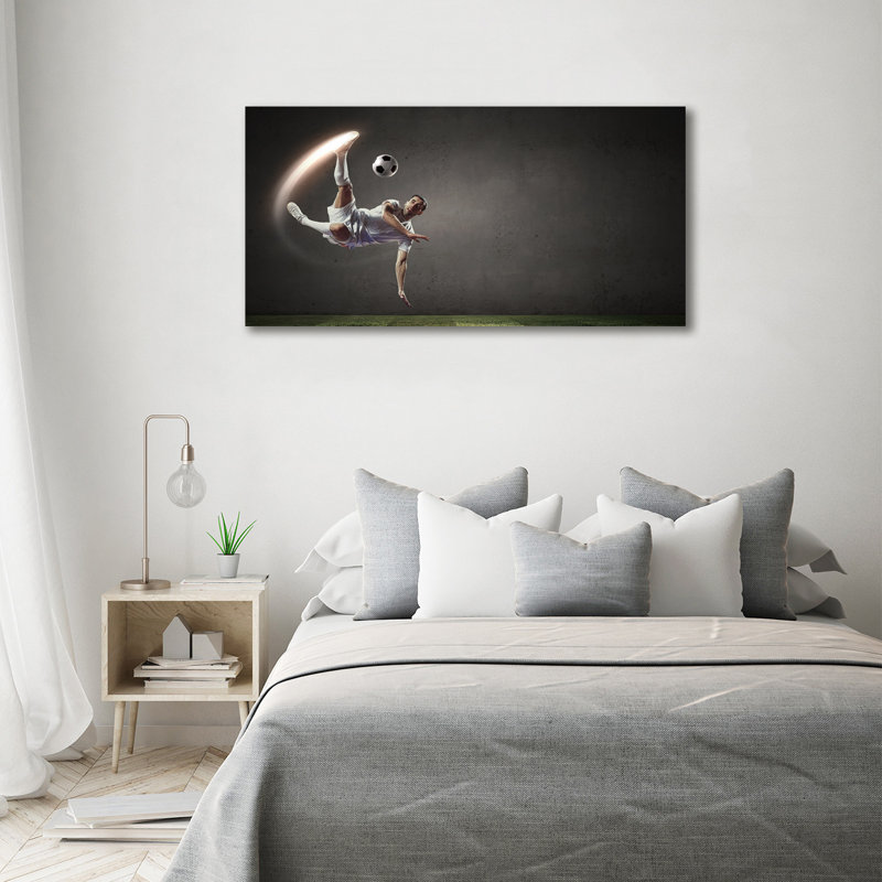 Footballer - Wrapped Canvas Print
