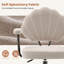 Chaise de bureau moderne rembourrée, chaise de bureau à dossier coquille, chaise de bureau pivotante réglable-106693447