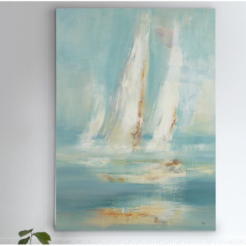 «Sail with Me», reproduction d'art sur toile tendue encadrée Premium Gallery, H 32 po x l 24 po x P 1 po