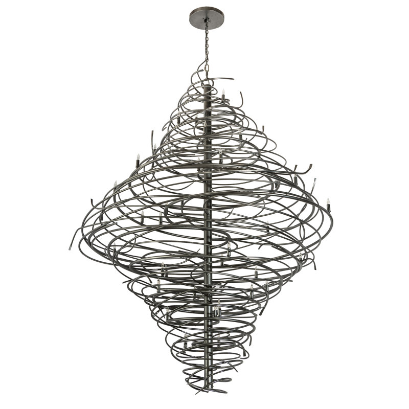Lustre géométrique à 36 lumières Cyclone